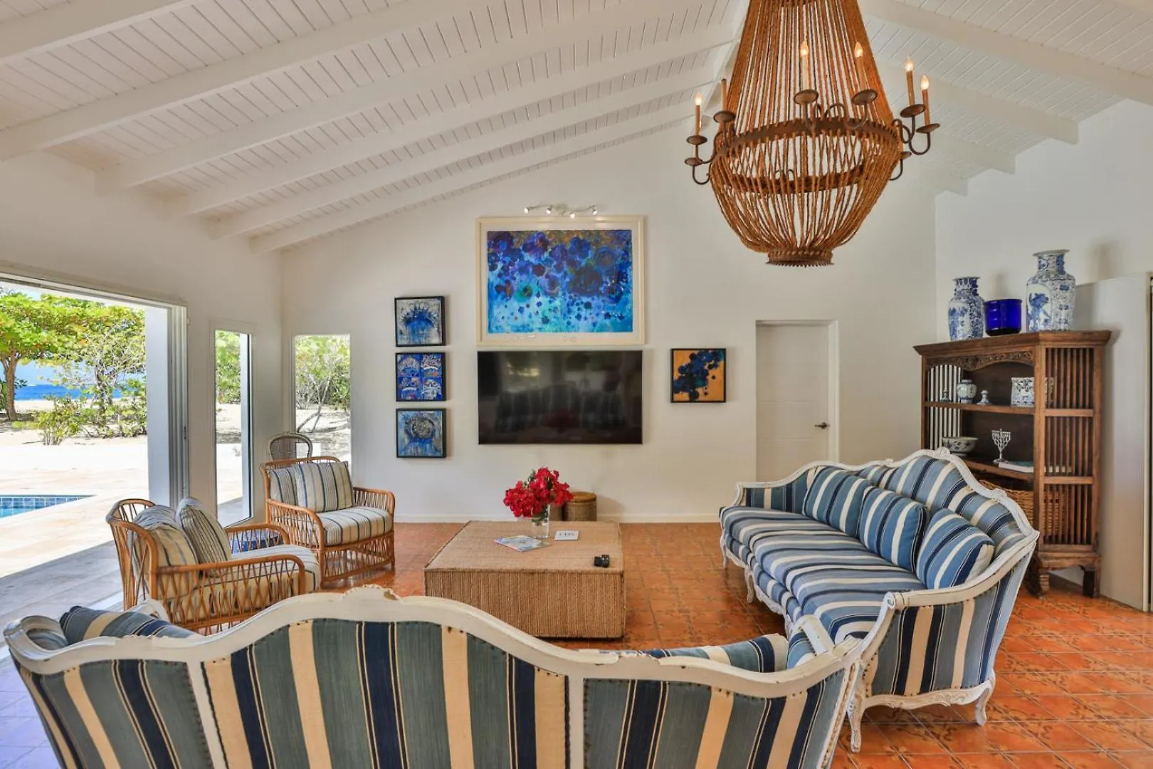 Feriehus Blue Horizon Beach Bungalow Baie Longue Sint Maarten
